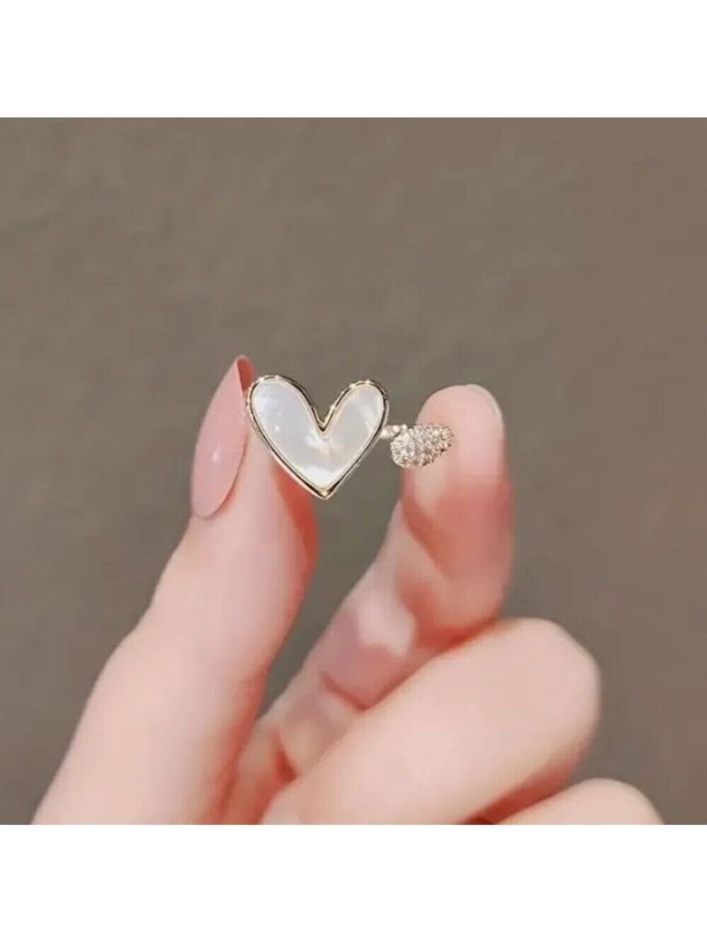 Heart Open Finger Ring - Picture 4 of 4